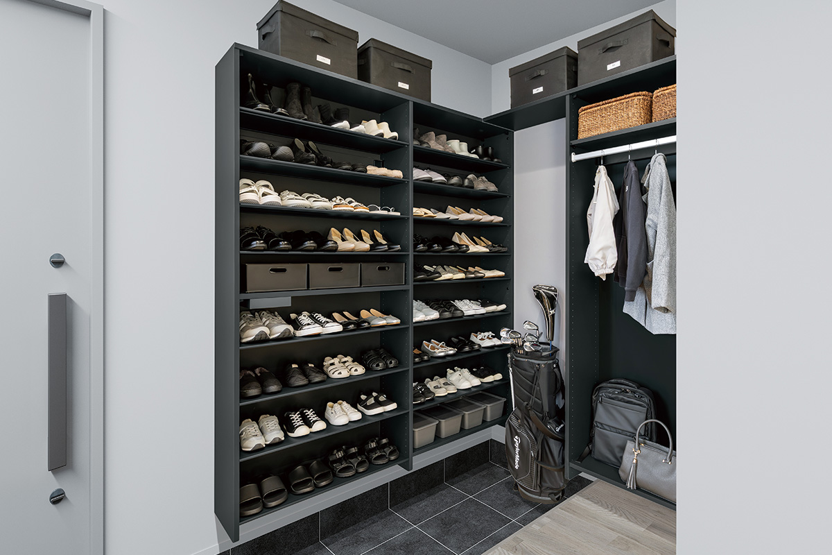 シューズクローク収納 | ウォールゼットエノーク2 | 収納なら南海