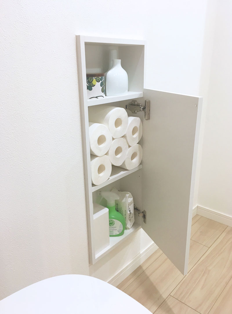 壁厚ニッチ収納・トイレ収納 | サニタ | 収納なら南海プライウッド