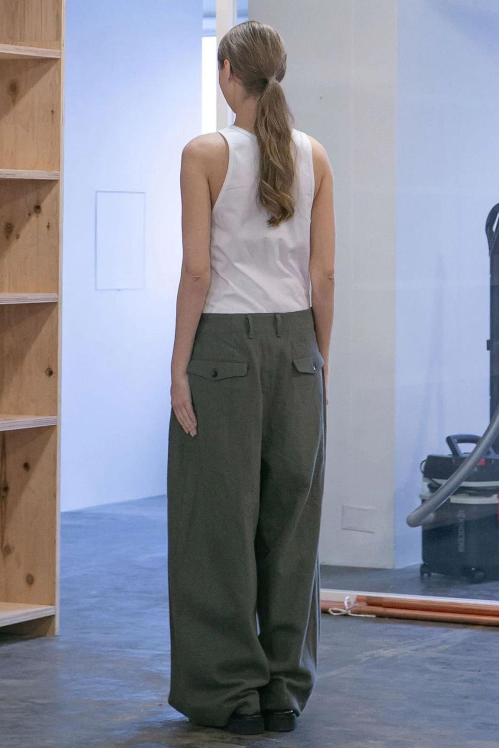 my beautiful landlet - [ラスト1点] ORGANIC COTTON FLANNEL TUCK