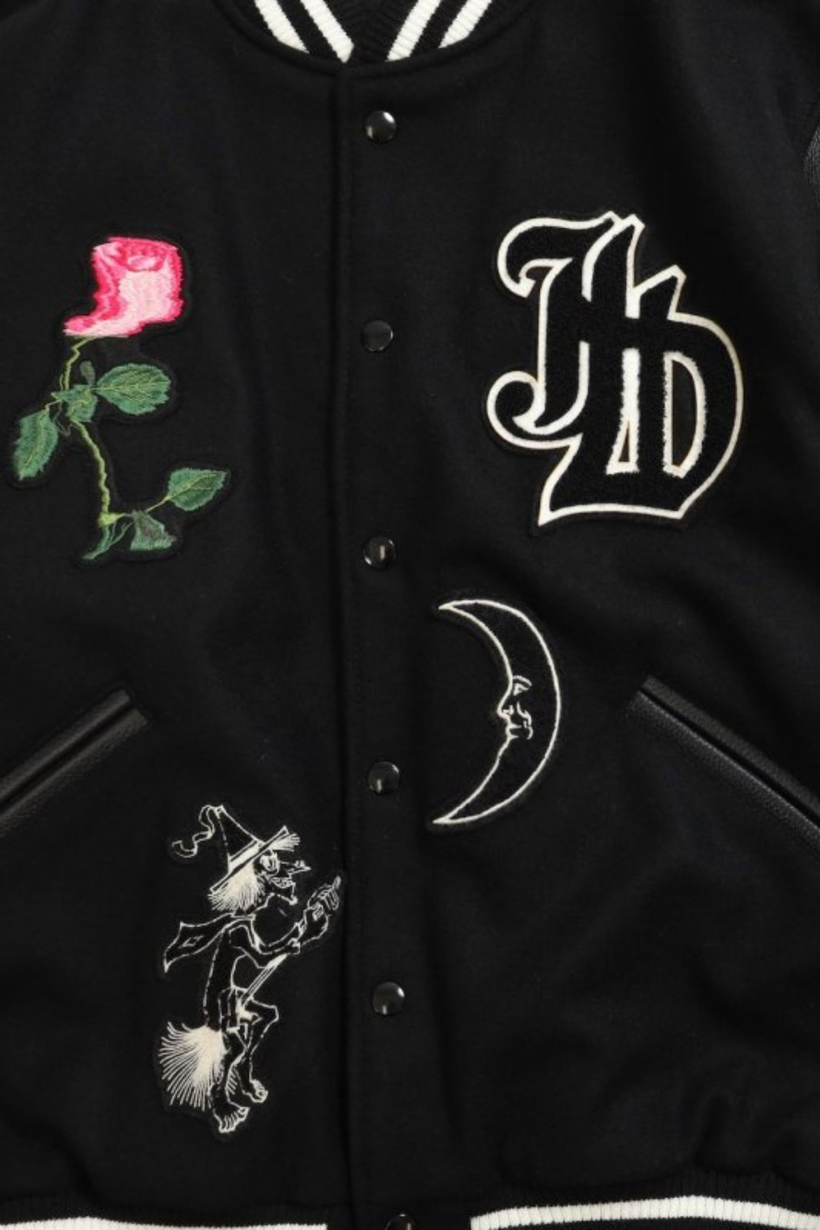 JIEDA - SKOOKUM × JieDa STADIUM JACKET/BLACK-BLACK | NapsNote