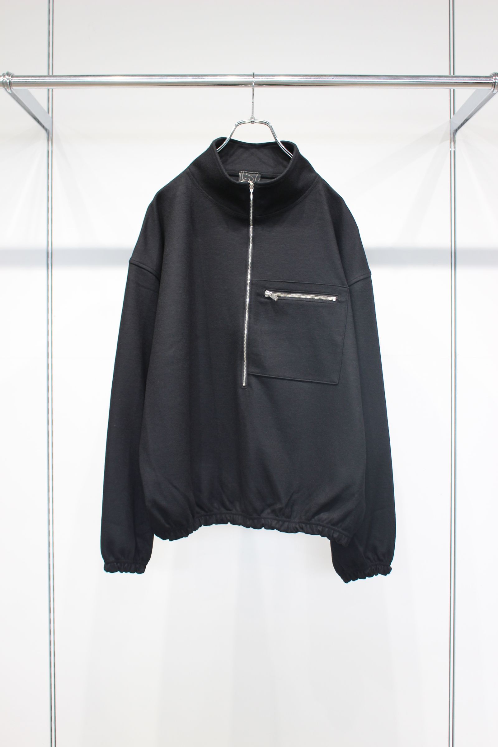 OL - WIDE HALF ZIP | BLACK | ハーフジッププルオーバー | NapsNote