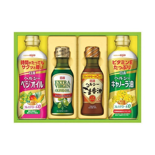 日清オイリオ オリーブオイル＆バラエティオイルギフトセット OV-20