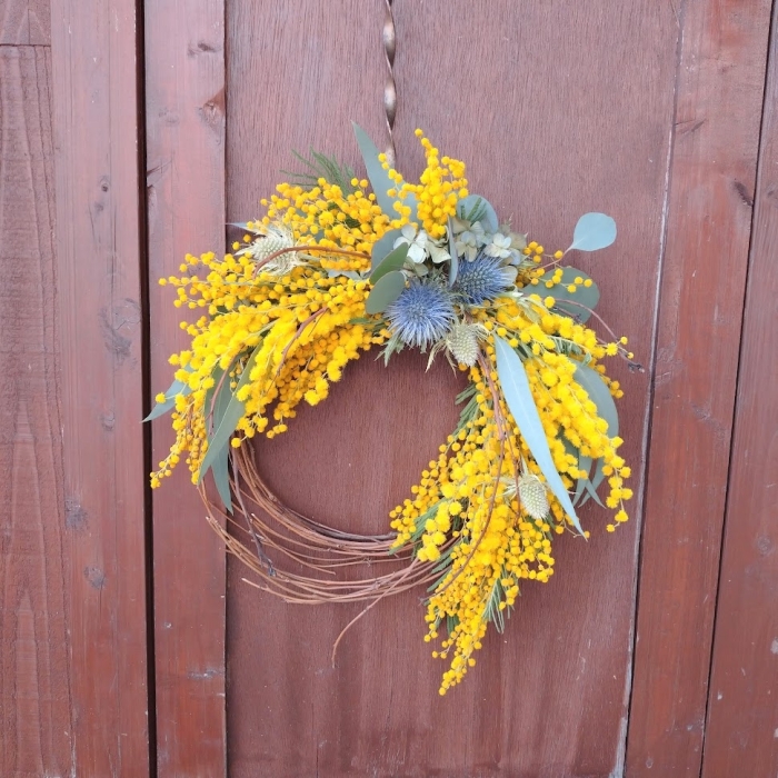 ミモザの三日月リース | ならリビング.com