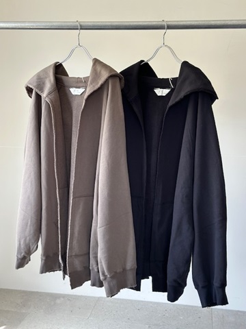 ANCELLM（アンセルム） OVER SWEAT COAT HOODIE(BLACK) s.t.c｜洋服