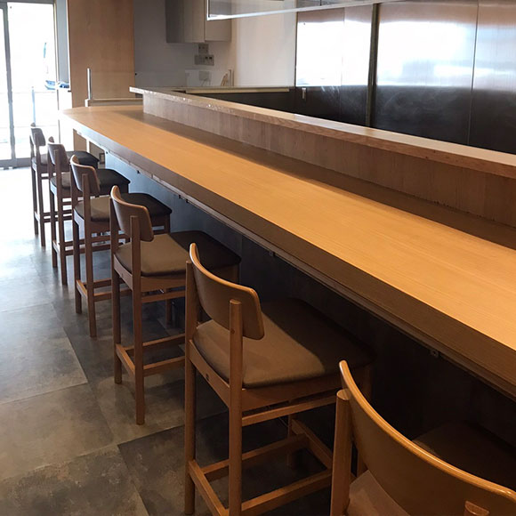 ミナスカウンター】クレス業務用和風カウンター椅子｜店舗家具NW