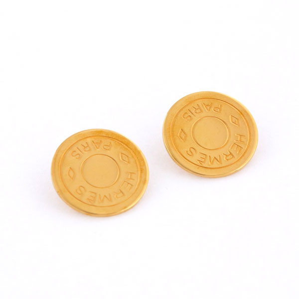 HERMES エルメス セリエイヤリング ゴールド 中古 レディース(ゴールド