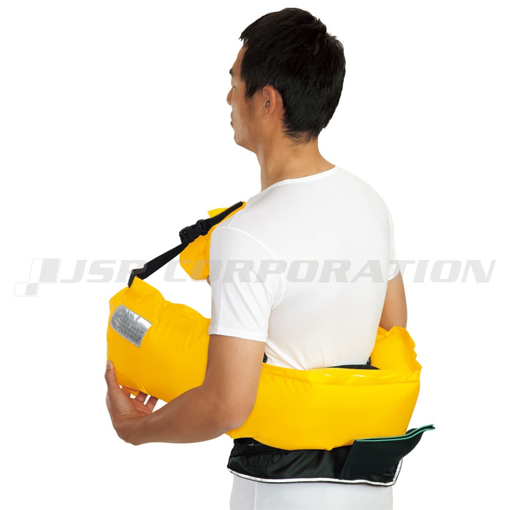 BEWAVE 自動膨張式ライフジャケット ウエストベルト型 オーシャンWR-1