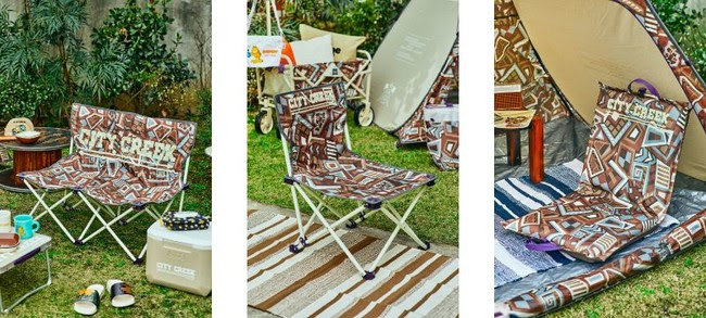 niko and CITY CREEK 折りたたみ アウトドアチェア ニコアンド