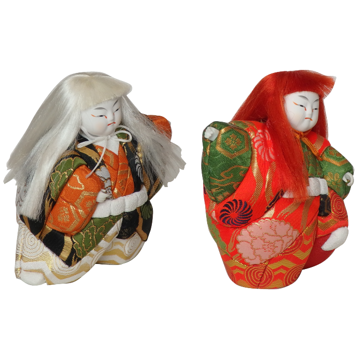 木目込人形 歌舞伎人形 豆連獅子【人形堂】