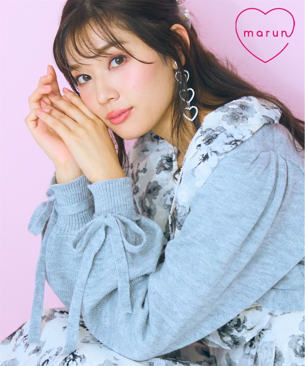 大きいサイズ＞ニットアームボレロ marun 通販【ニッセン】