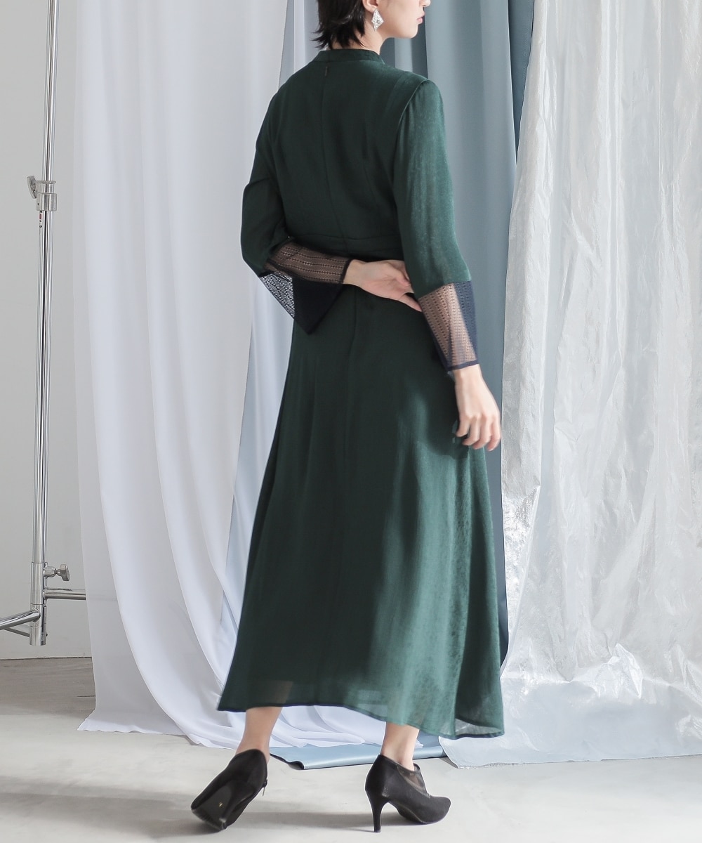 結婚式・パーティー・オケージョンドレス】フロントドレープデザイン