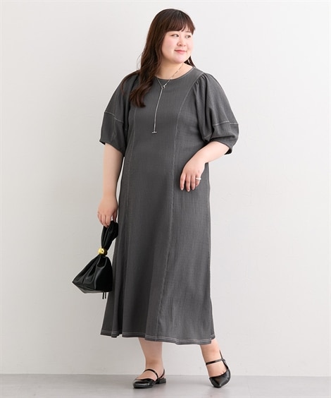 グレー 大きいサイズ ワンピース 通販【ニッセン公式】