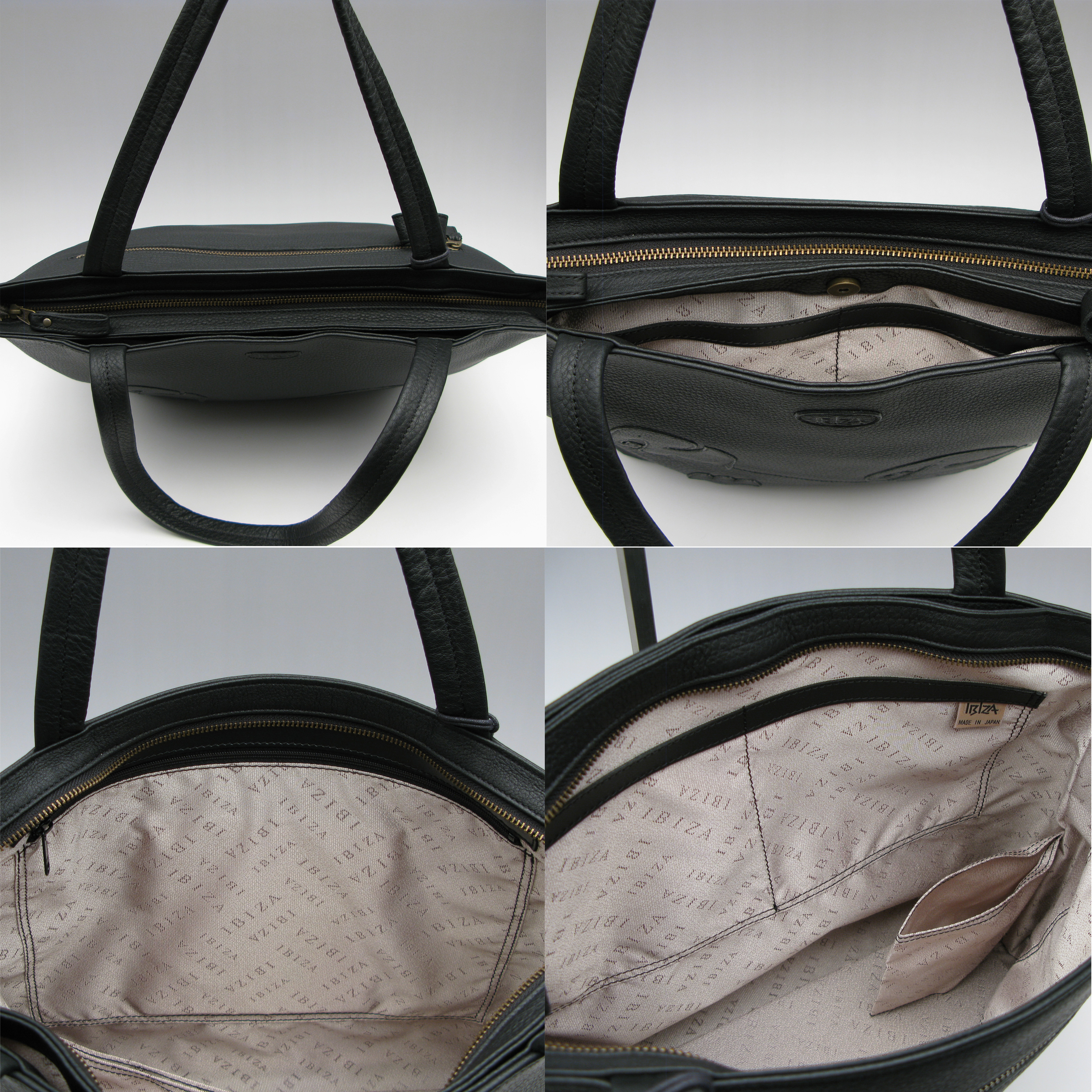 IBIZA（イビサ）ゾウ柄セミショルダーバッグ