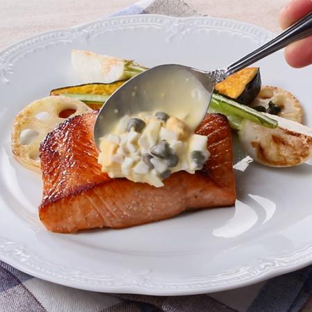 サーモンと野菜のグリル | レシピ | ニッスイ