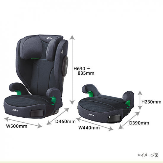 アップリカ ライドクルー ABネイビー チャイルドシート ジュニアシート