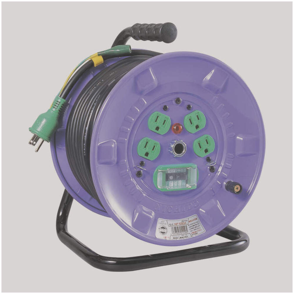 日動工業株式会社｜コードリール 100V 屋内用 漏電保護専用ブレーカー