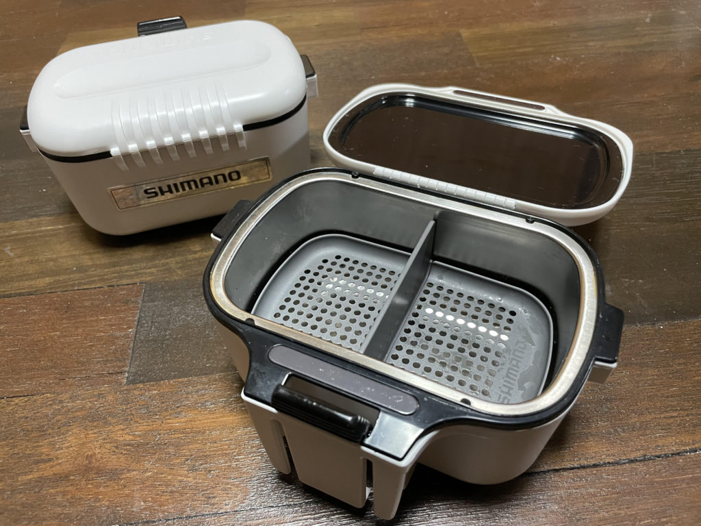 渓流、本流、餌入れ