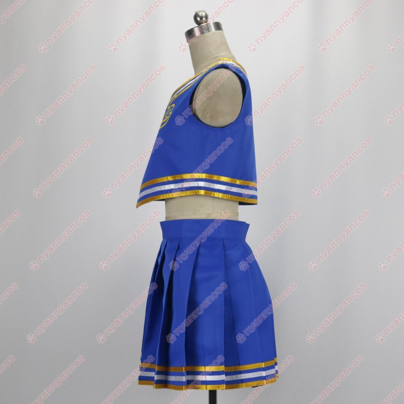 高品質 実物撮影 チアリーダー チアガール ユニフォーム 制服 二松学舎