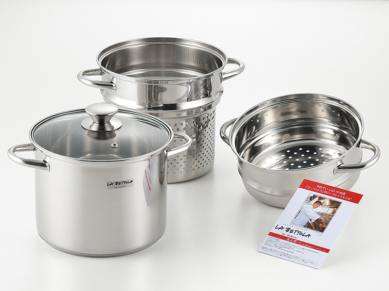 ラ・ベットラ IH200V対応スチーム＆パスタポット20cm | 株式会社タマハシ