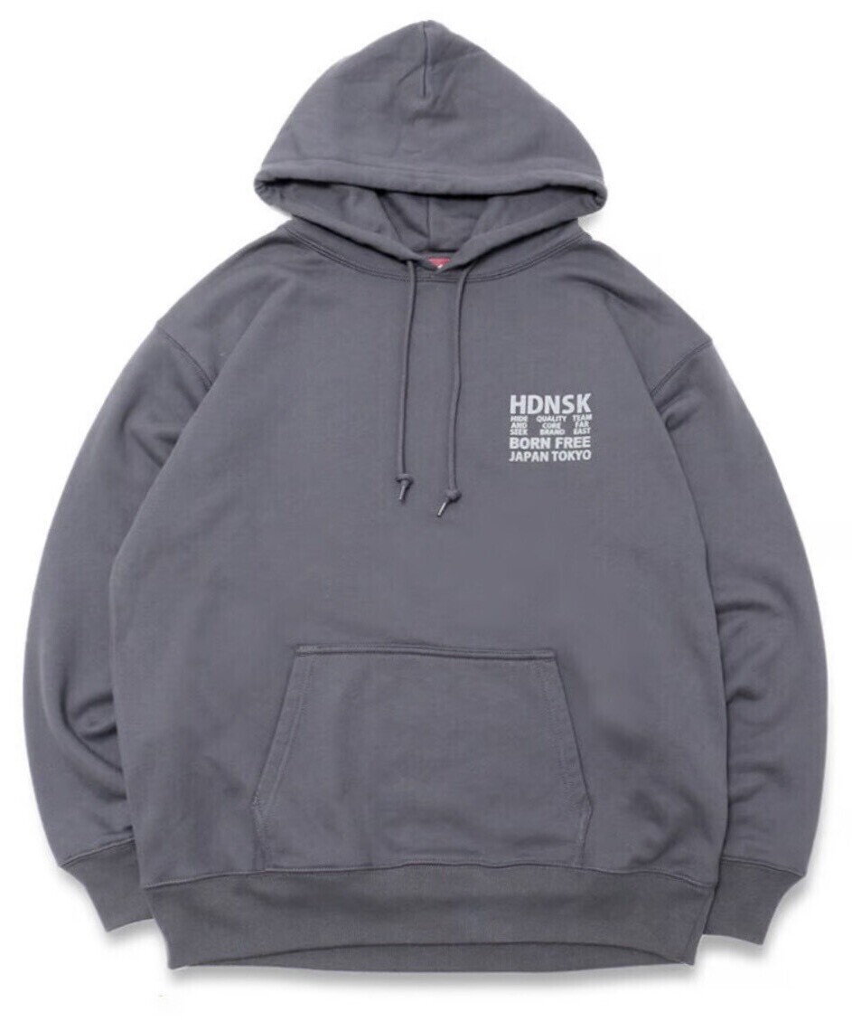 Flame Hooded Sweat Shirt スウェットパーカー-ハイドアンドシーク
