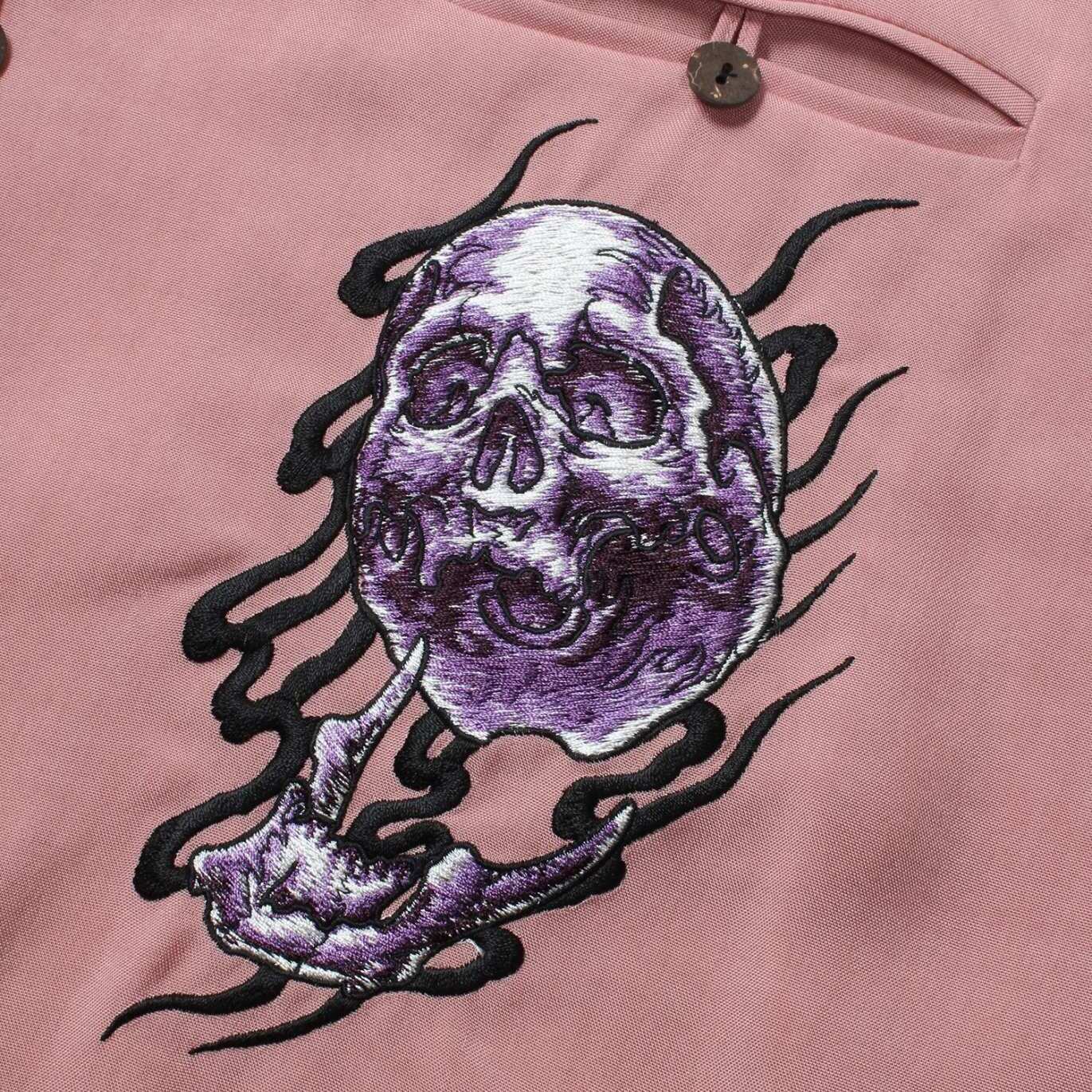 56 TATTOO STUDIO / 50'S OPEN COLLAR SHIRT 56 タトゥー スタジオ