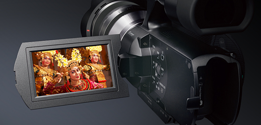 NEX-VG10 特長 : 動画撮影のためのデザインと高機能・高操作性