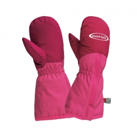 montbell/モンベル/サーマルミトン Baby's ピンク【チャックタイプ】の