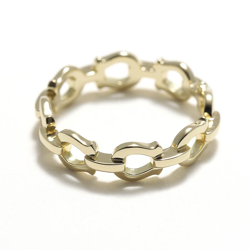 SYMPATHY OF SOUL（シンパシーオブソウル） Thin Horseshoe Link Ring