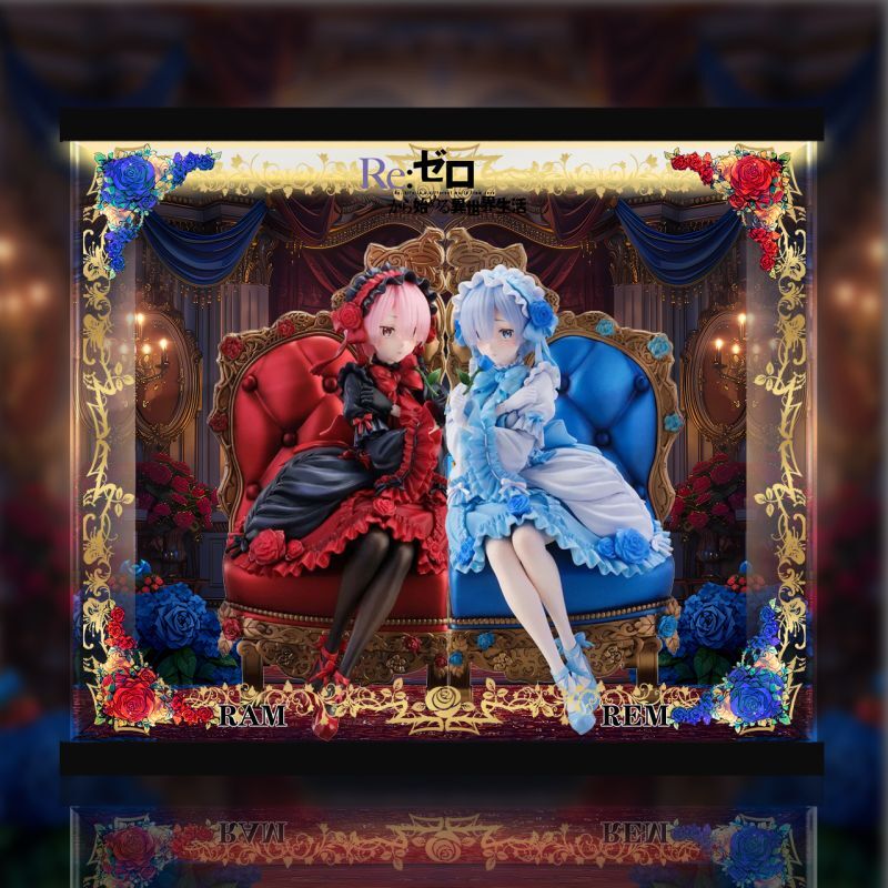 リボルブ ラム＆レム 特製台座コンプリートセット Ver リゼロ リボルブ