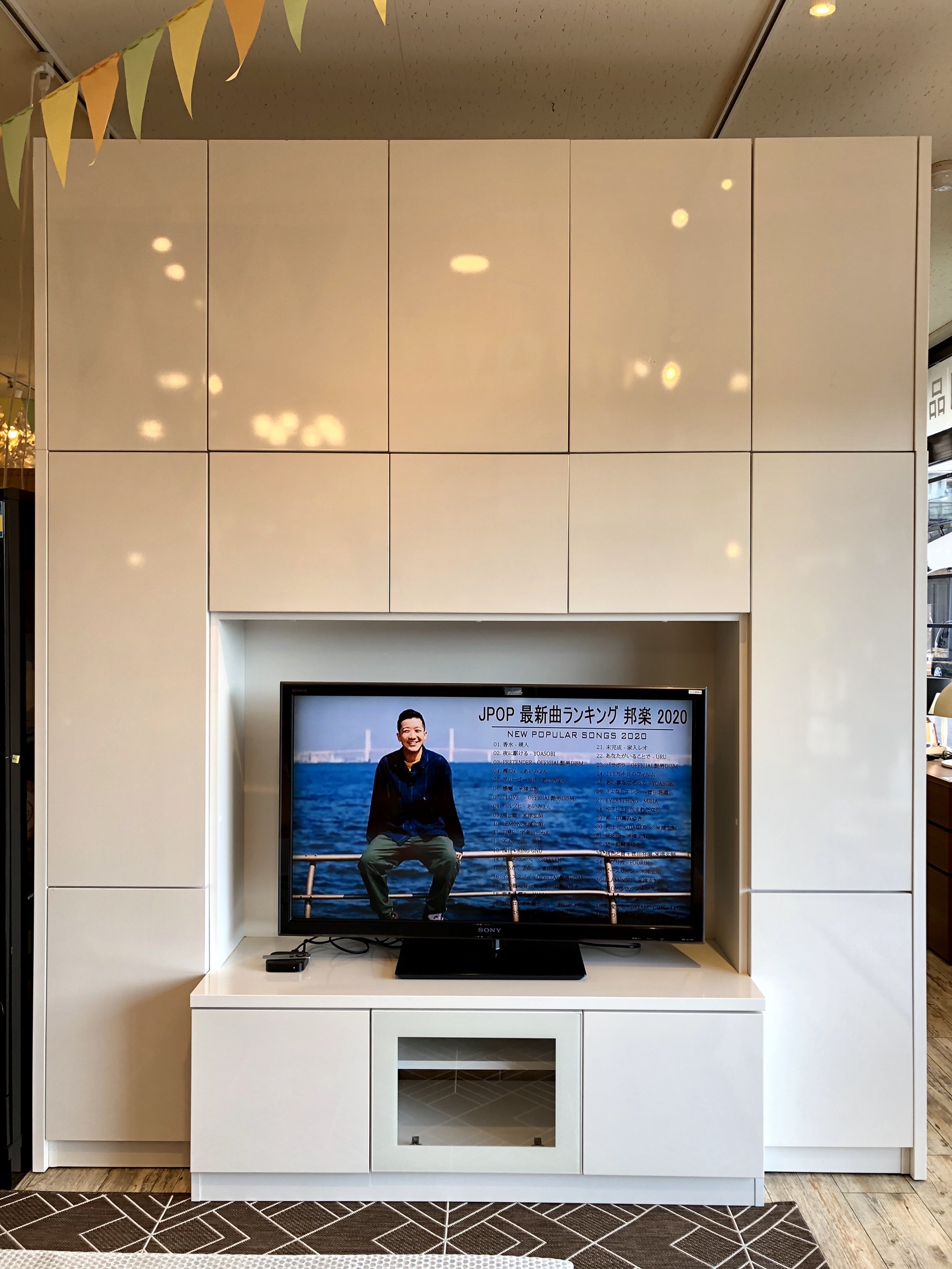 KEYUCA / ケユカ 壁面収納リビングボード ガルニシリーズ 買取しました