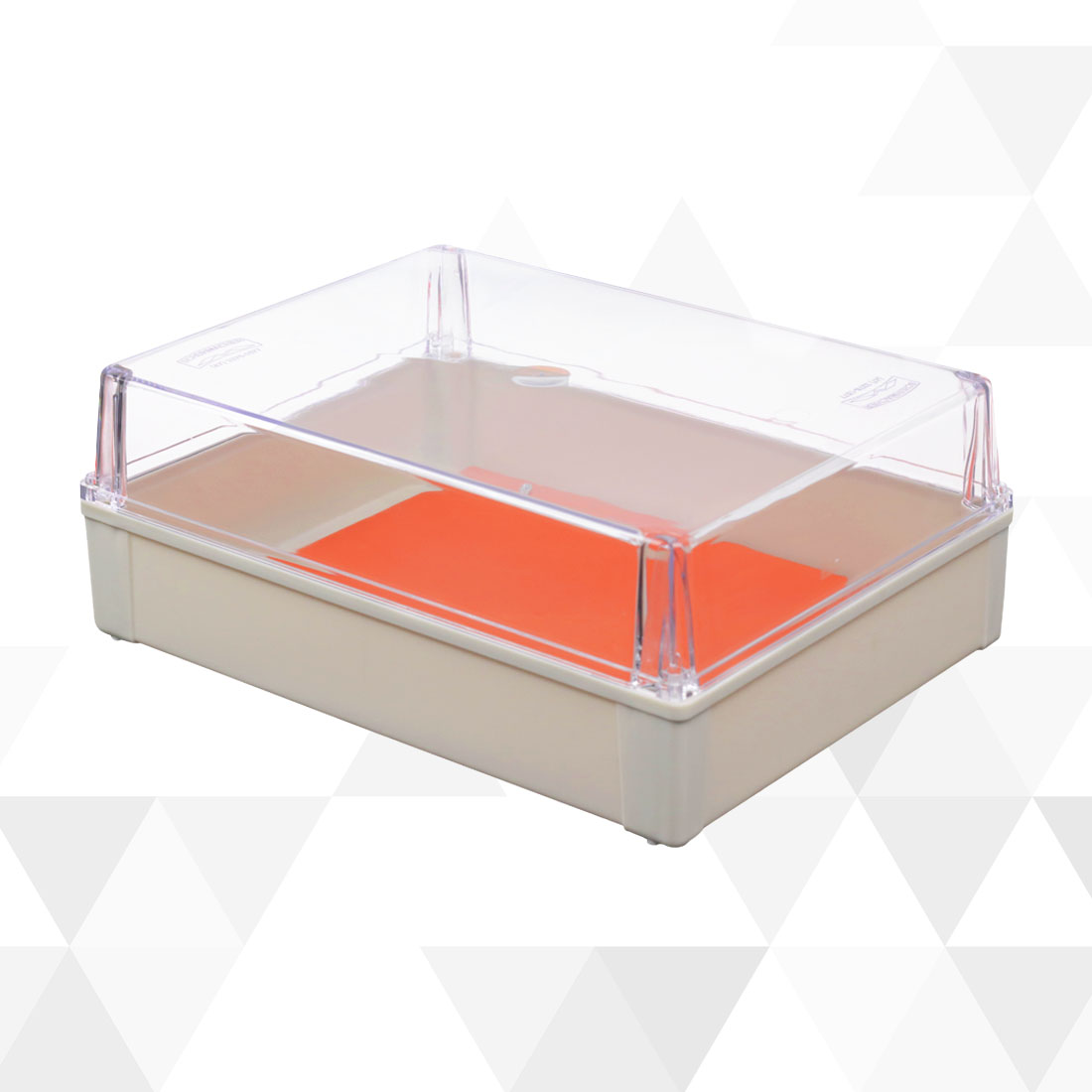 Caixa Plástica 350x260x130MM Cinza/TR IP65 - Schuhmacher Materiais