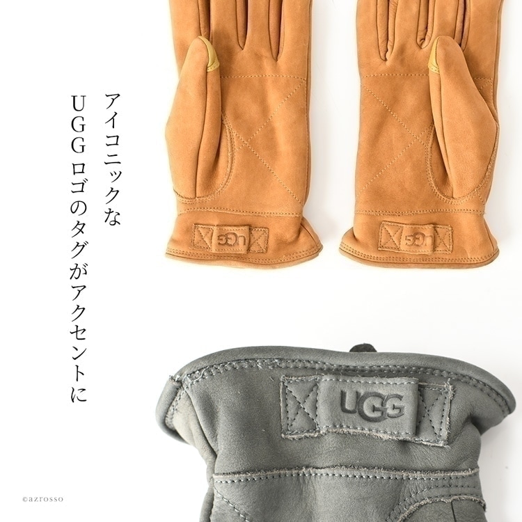 手袋 3 Point Leather Glove 18833 正規品 アグ UGGの通販｜シンフーライフ