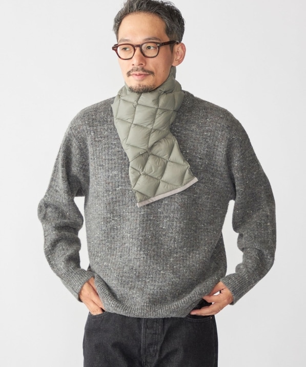 SHIPS別注】TAION: 〈手洗い可能〉キルティング ダウン マフラー