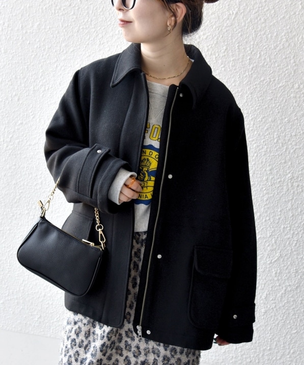 SHIPS any: メルトン ジップ フィールド コート｜ SHIPS 公式サイト