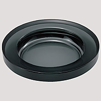 ガラス 灰皿丸型 54009SS グレー - 調理器具のSHOKUBI