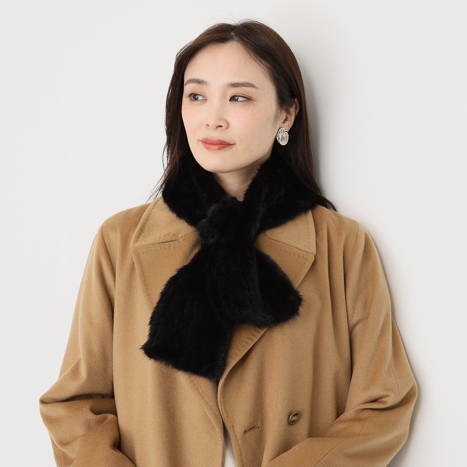 ミンク ヤーンマフラー- ショップチャンネル