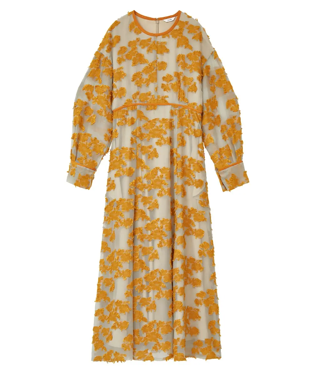 0サイズ】FLOW FLOWER JACQUARD ONE PIECE CLANE（クラネ）のレンタル