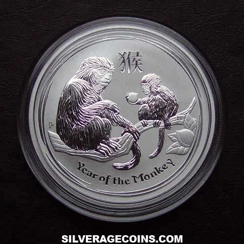 2016 P Elizabeth II Australian 50 Cents 1/2 Ounce Silver (Lunar II