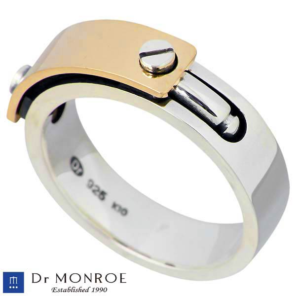 Dr MONROE(ドクターモンロー) シルバー リング K18YG 18金コンビ