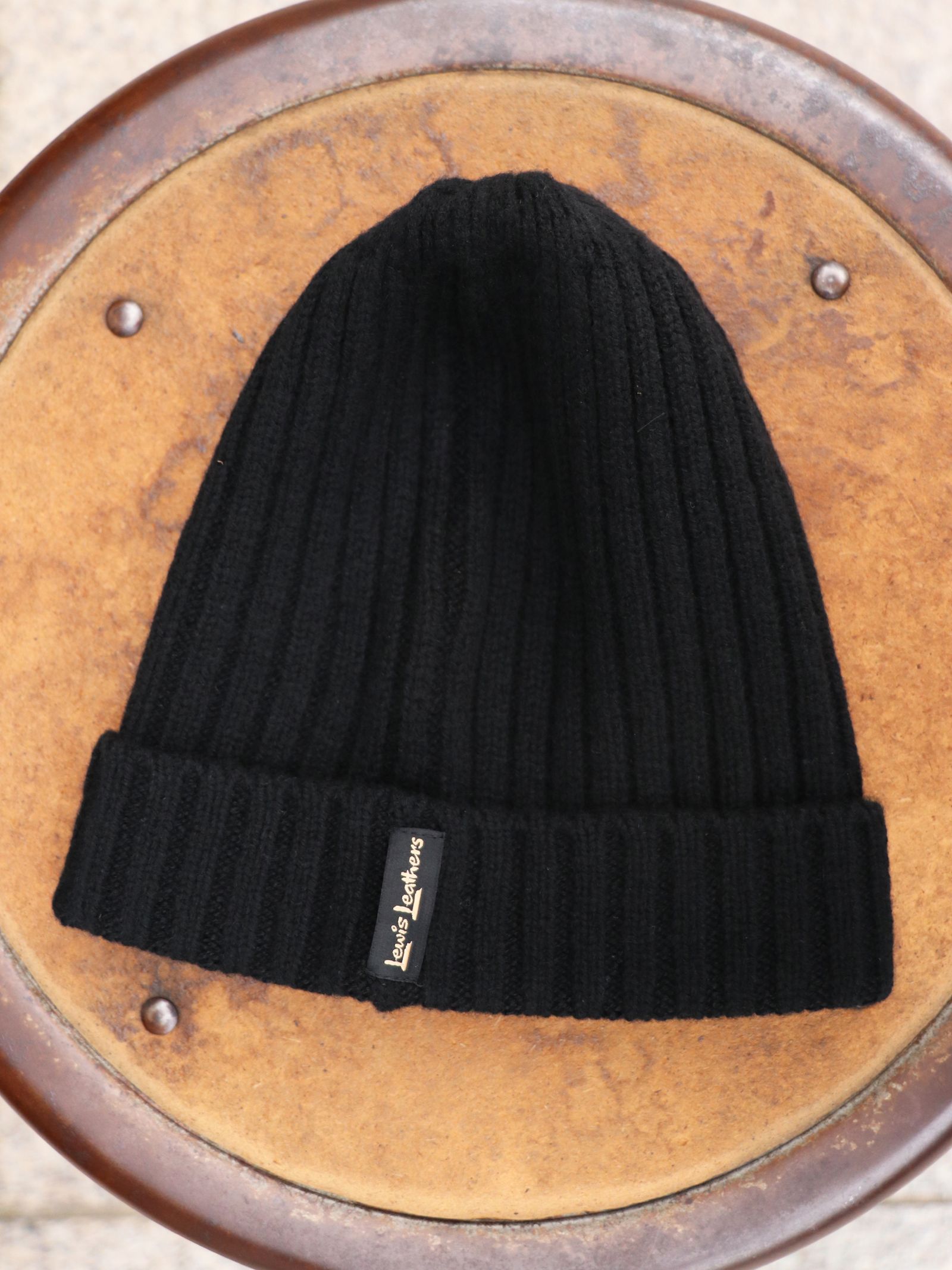 Lewis Leathers - AVIAKIT KNIT HAT (BLACK) | SKANDA