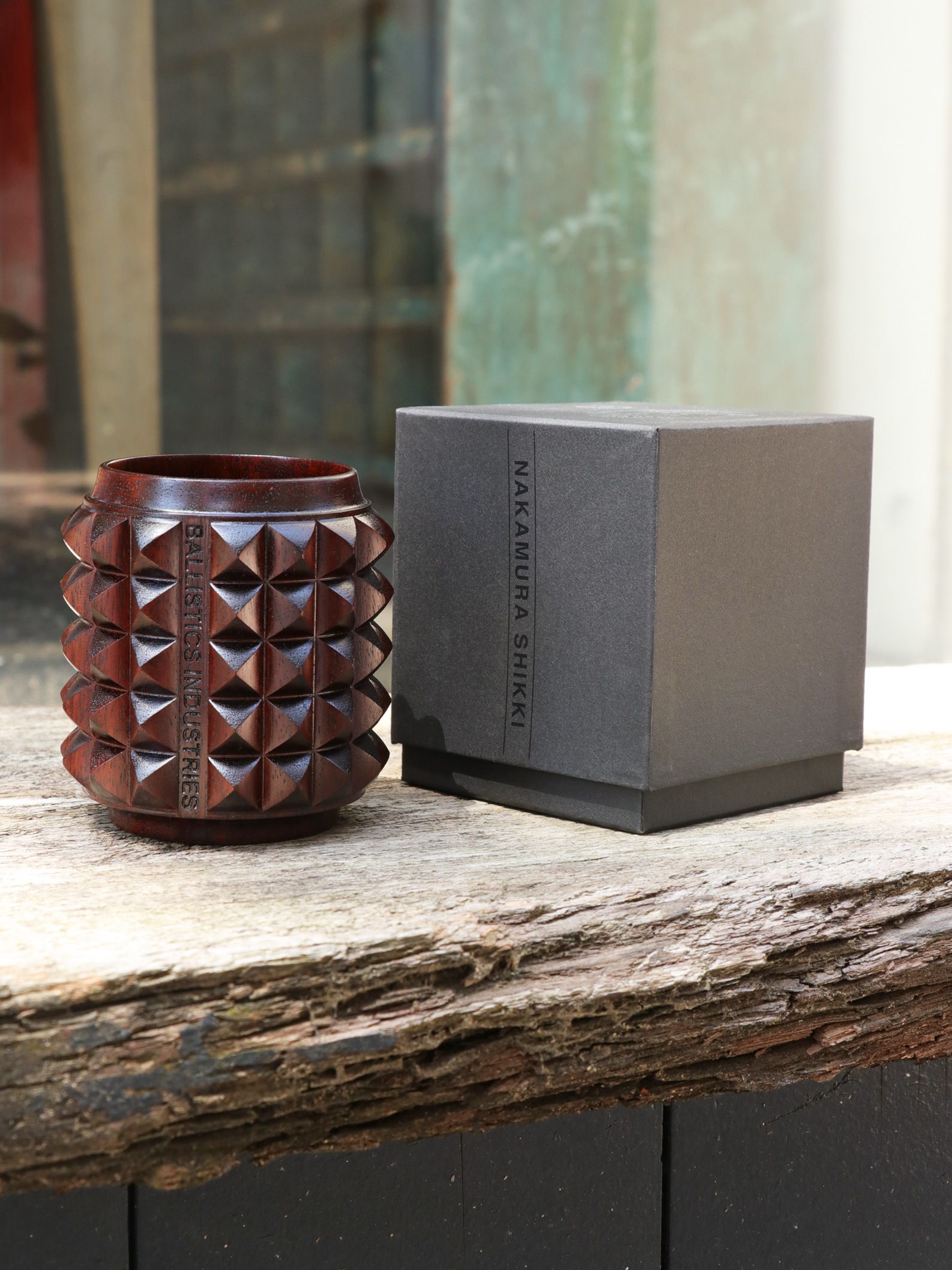 BALLISTICS INDUSTRIES 木製マグカップ BALLISTICS INDUSTRIES 木製