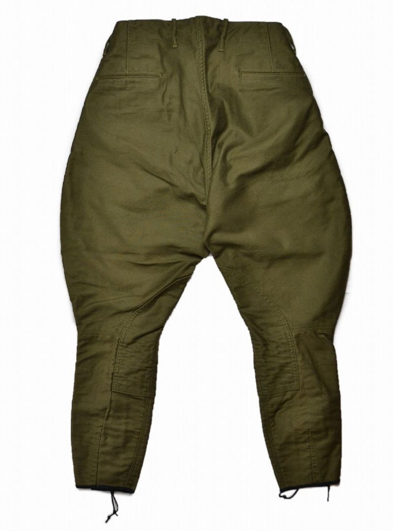 BLACK SIGN - MOLESKIN SHERIFF BREECHES (SOLDIER GREEN) | SKANDA