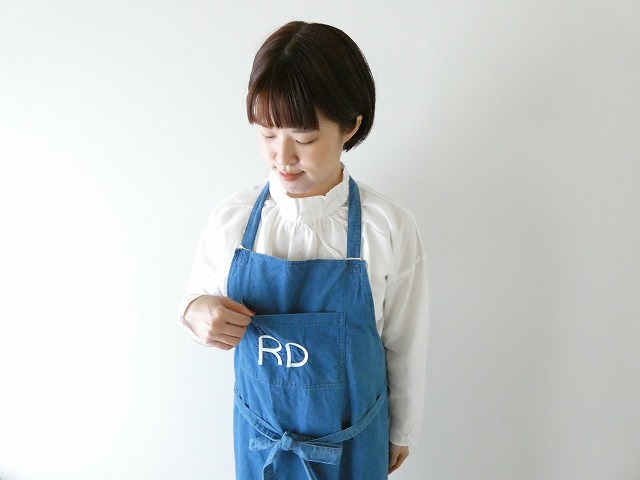 R&D.M(オールドマンズテーラー) INDIGO LIGHT CORDUROY APRON(OLD7679