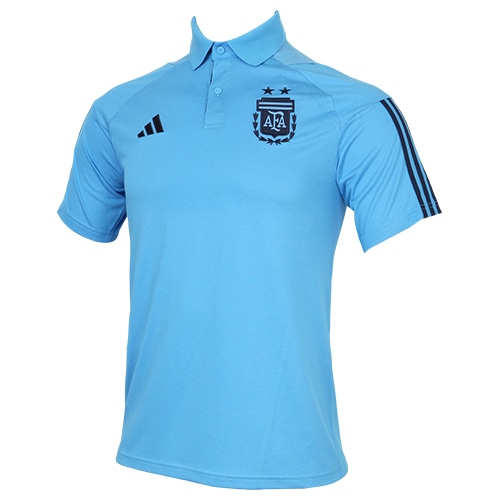 アルゼンチン代表 マラドーナadidas 青 ポロシャツ M アルゼンチン代表