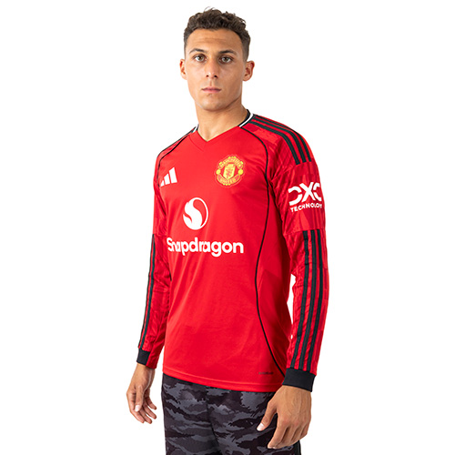 25-26 マンチェスター・ユナイテッド HOME 長袖ユニフォーム／サッカー