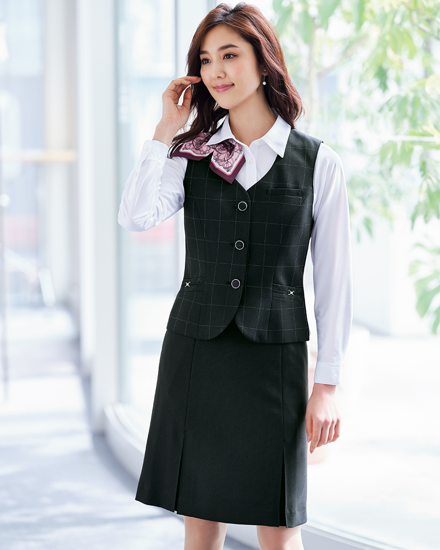 シャドーチェック】プリーツスカート | ユニフォーム総合メーカーの