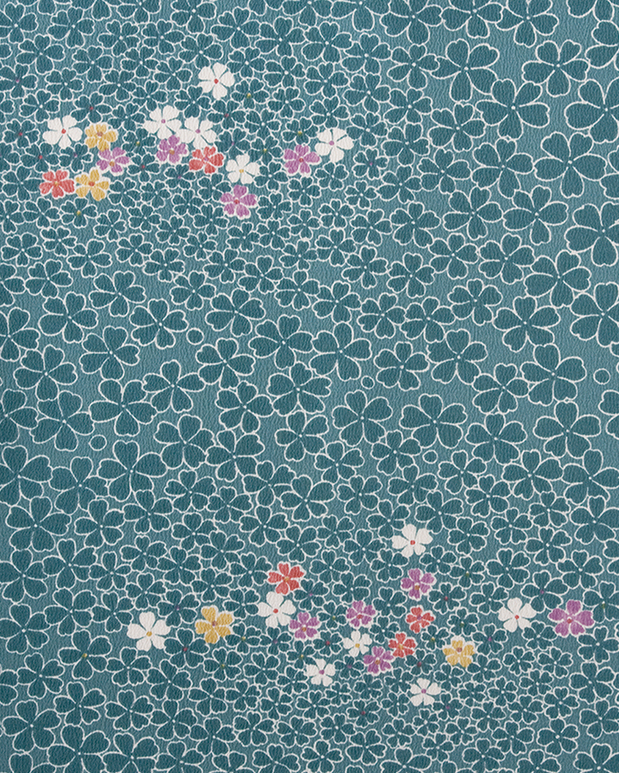 茶衣着 上着 桜花文様京小紋 | ユニフォーム総合メーカーのサーヴォ