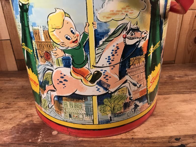 N391② ビンテージ ウッドクレート SQUIRT スクワート・ボーイ レトロ