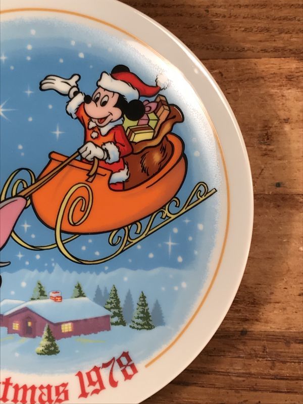 Schmid Walt Disney “1978” Christmas Plate ディズニー ビンテージ