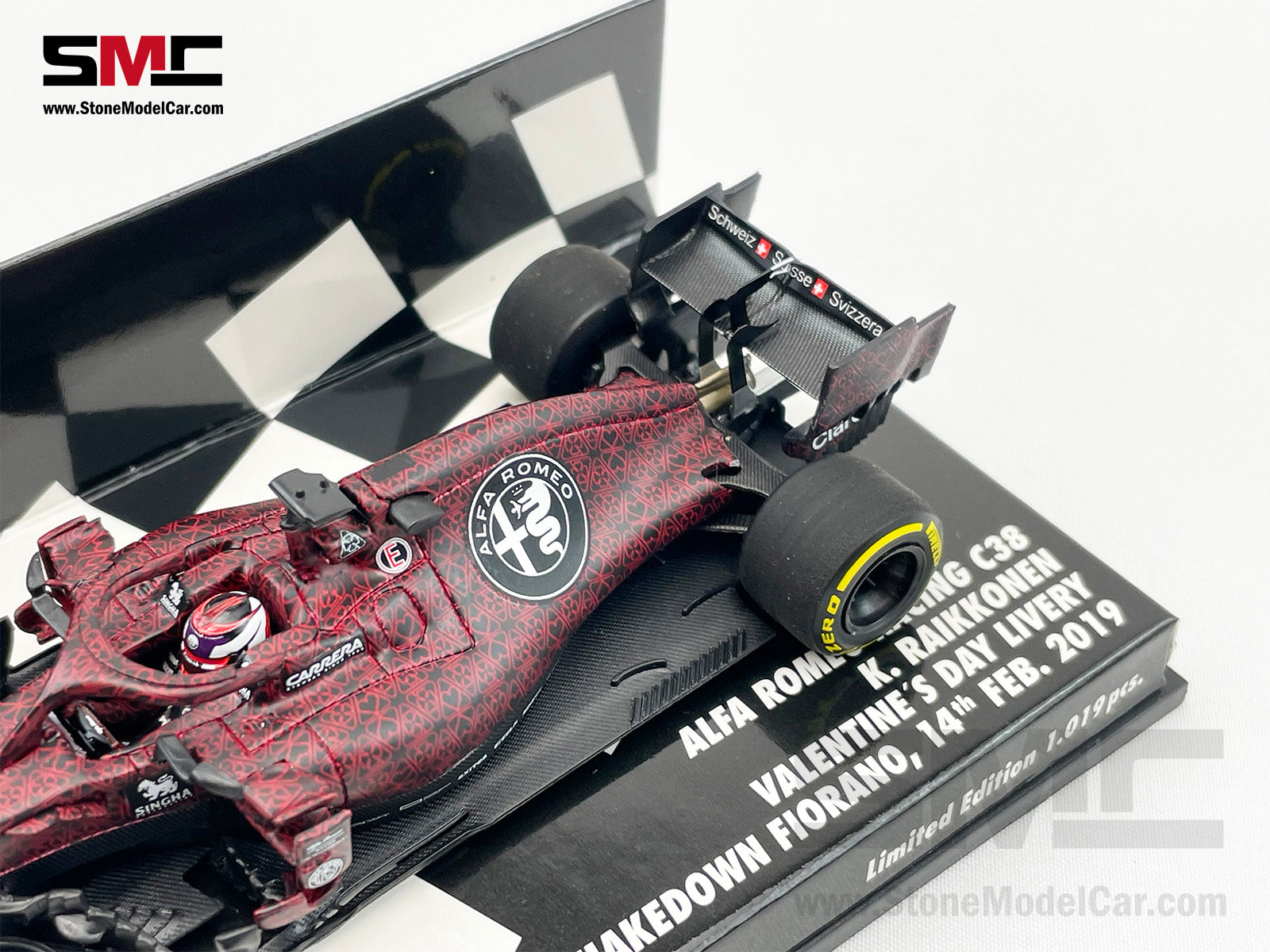 Alfa Romeo F1 C38 #7 Kimi Raikkonen Fiorano Shakedown Valentine's